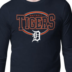 Detroit Tigers Starter Team Track Graphic Long Sleeve T-Shirt | MLB Sale