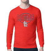 St. Louis Cardinals Starter Team Track Graphic Long Sleeve T-Shirt | MLB For sale