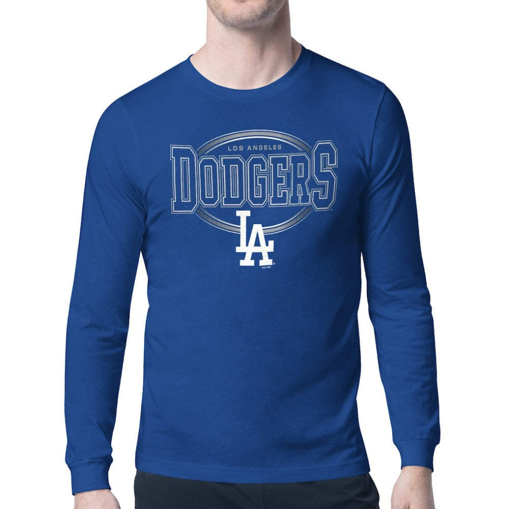 Los Angeles Dodgers Starter Team Track Graphic Long Sleeve T-Shirt | MLB Online