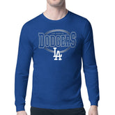 Los Angeles Dodgers Starter Team Track Graphic Long Sleeve T-Shirt | MLB Online
