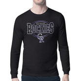 Colorado Rockies Starter Team Track Graphic Long Sleeve T-Shirt | MLB US