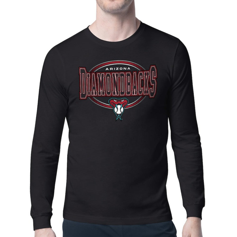 Arizona Diamondbacks Starter Team Track Graphic Long Sleeve T-Shirt | MLB Shop