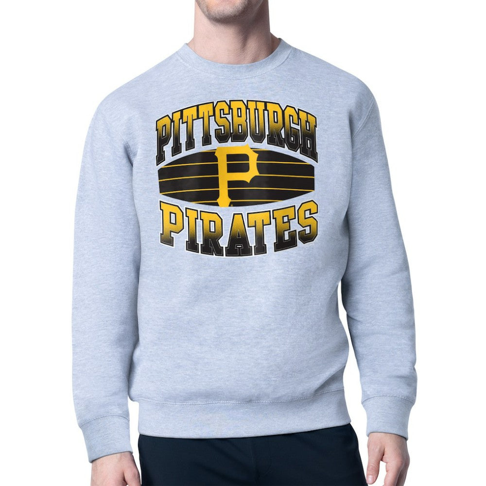 Pittsburgh Pirates Starter Team Grit Graphic Fleece Pullover Sweatshirt | MLB New