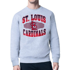 St. Louis Cardinals Starter Team Grit Graphic Fleece Pullover Sweatshirt | MLB Shop