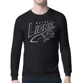 Detroit Lions Starter Modern Tailsweep Graphic Long Sleeve T-Shirt