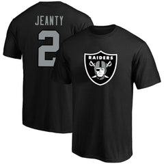 Las Vegas Raiders Fanatics Ashton Jeanty Big & Tall Player Name & Number T-Shirt