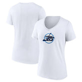 Winnipeg Jets Women's Primary Logo V-Neck T-Shirt Online