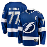 Victor Hedman Tampa Bay Lightning Fanatics Home Captain Patch Breakaway Jersey Outlet