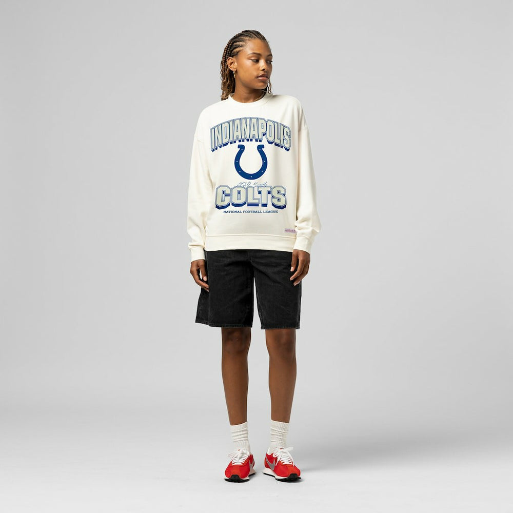 Indianapolis Colts Mitchell & Ness Women's Tonal Arch Sweatshirt