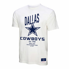 Dallas Cowboys Mitchell & Ness Women's Logo Rise Boyfriend T-Shirt