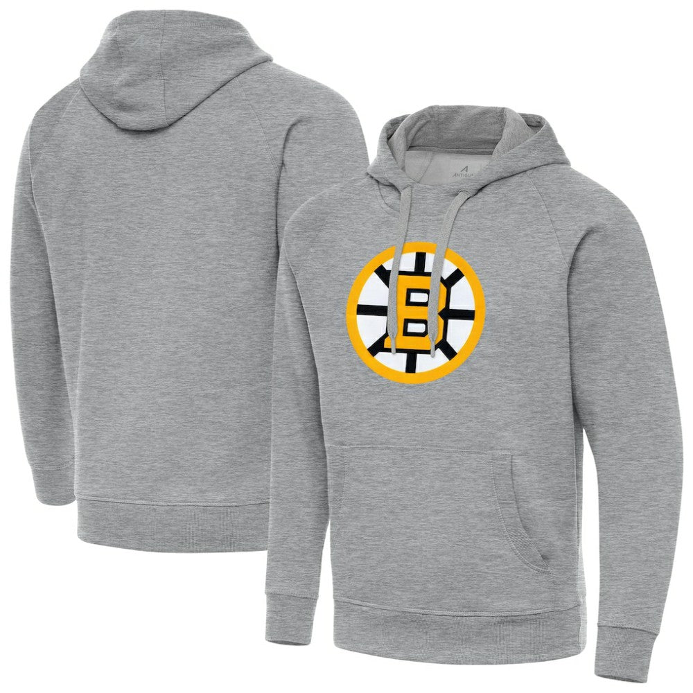 Boston Bruins Antigua Victory Pullover Hoodie On Sale
