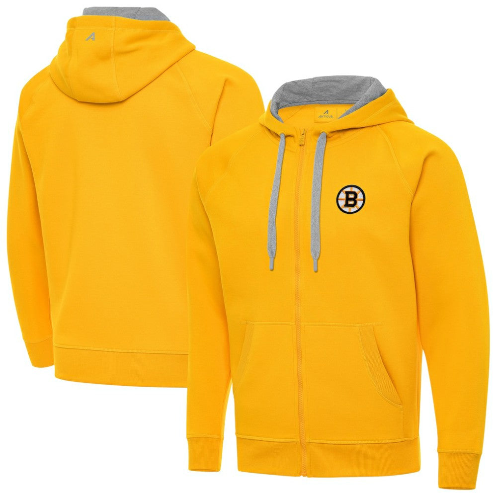 Boston Bruins Antigua Victory Full-Zip Hoodie Sale