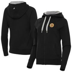Boston Bruins Antigua Women's Victory Full-Zip Hoodie On Sale