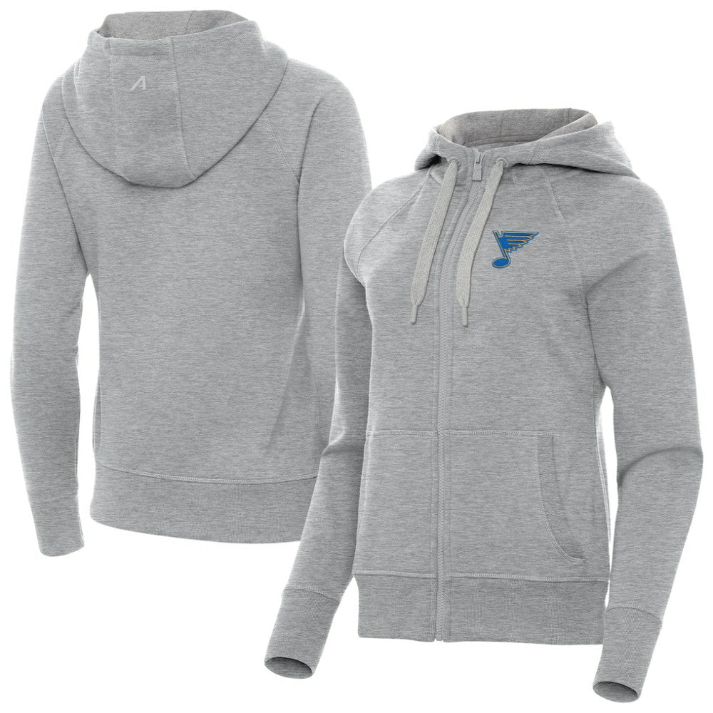 St. Louis Blues Antigua Women's Victory Full-Zip Hoodie Online