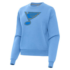 St. Louis Blues Antigua Women's Victory Pullover Sweatshirt On Sale