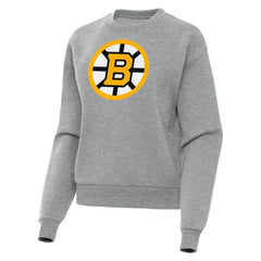 Boston Bruins Antigua Women's Victory Pullover Sweatshirt On Sale