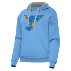 St. Louis Blues Antigua Women's Victory Pullover Hoodie Discount