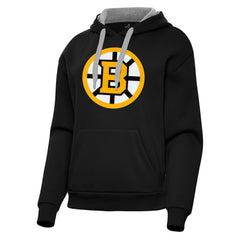 Boston Bruins Antigua Women's Victory Pullover Hoodie On Sale