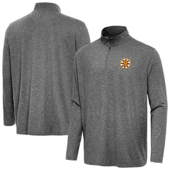 Boston Bruins Antigua Hunk Lightweight Quarter-Zip Pullover On Sale