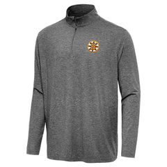 Boston Bruins Antigua Hunk Lightweight Quarter-Zip Pullover On Sale