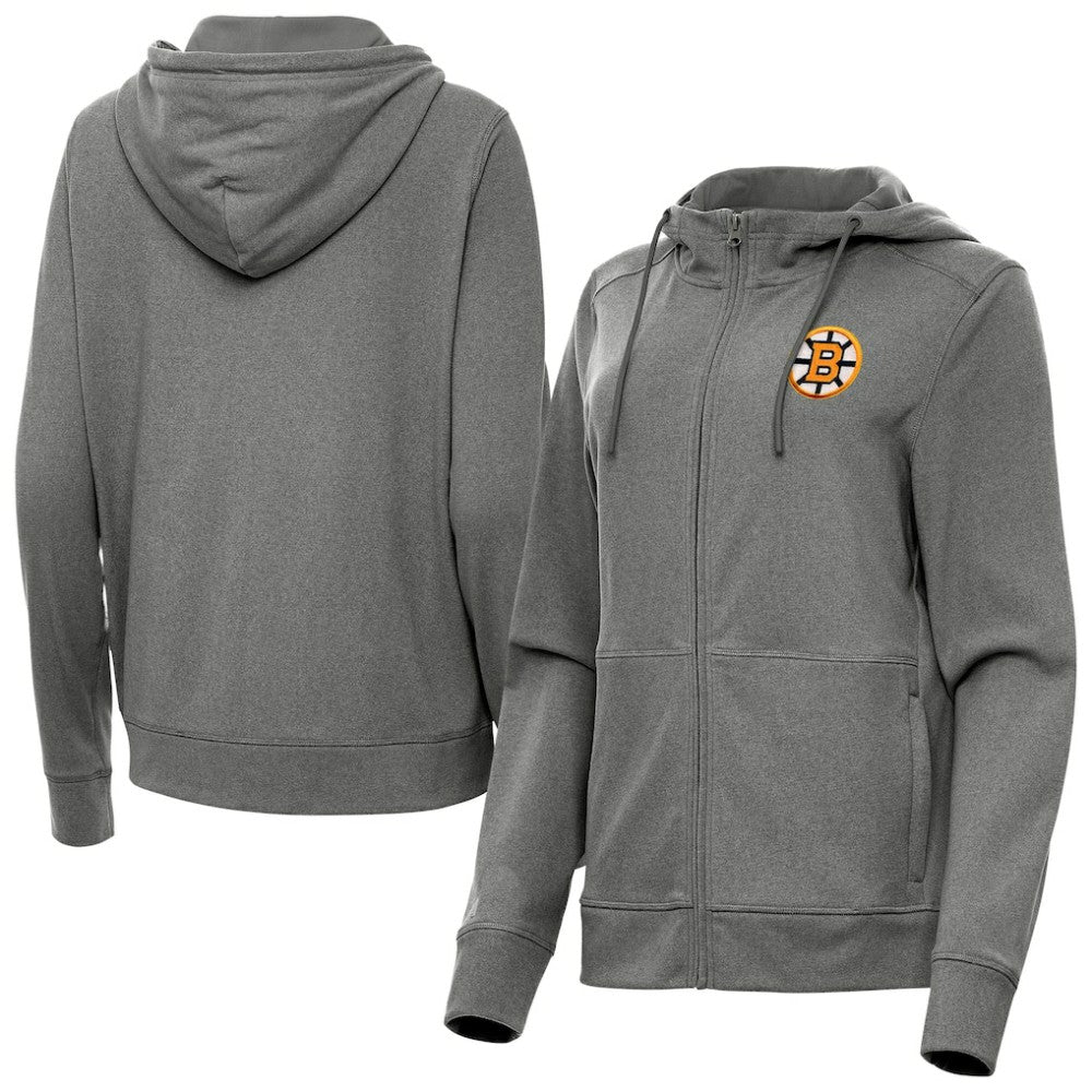 Boston Bruins Antigua Women's Seeker Full-Zip Hoodie Online