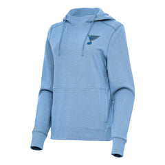 St. Louis Blues Antigua Women's Justice Pullover Hoodie On Sale