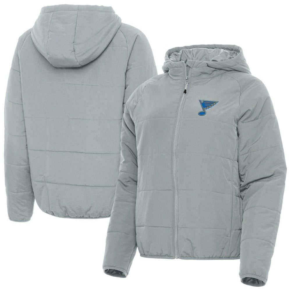 St. Louis Blues Antigua Women's Raglan Universe Full-Zip Hooded Jacket Sale