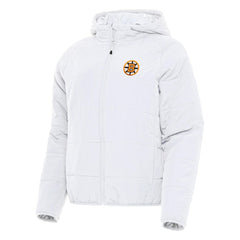Boston Bruins Antigua Women's Raglan Universe Full-Zip Hooded Jacket Sale