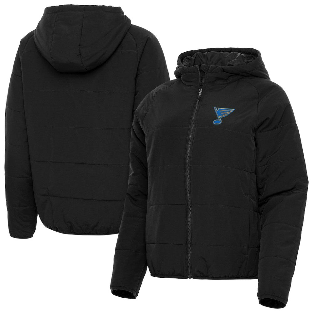 St. Louis Blues Antigua Women's Raglan Universe Full-Zip Hooded Jacket Online