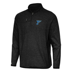 St. Louis Blues Antigua Certain Tri-Blend Quarter-Zip Top Outlet