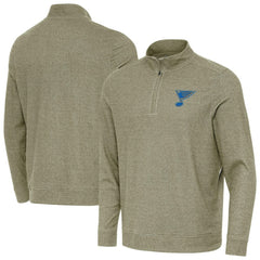 St. Louis Blues Antigua Subtle Quarter-Zip Sweatshirt Outlet