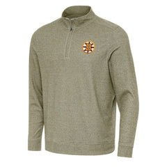 Boston Bruins Antigua Subtle Quarter-Zip Sweatshirt Online
