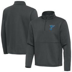 St. Louis Blues Antigua Twist Quarter-Zip Pullover Jacket Outlet