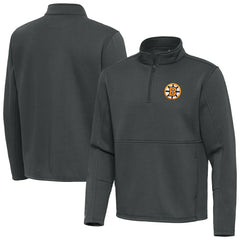Boston Bruins Antigua Twist Quarter-Zip Pullover Jacket Online