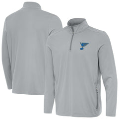 St. Louis Blues Antigua Perilous Quarter-Zip Sweatshirt Online