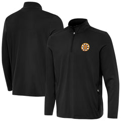Boston Bruins Antigua Perilous Quarter-Zip Sweatshirt Outlet
