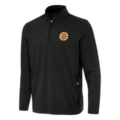 Boston Bruins Antigua Perilous Quarter-Zip Sweatshirt Outlet