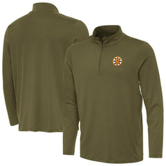 Boston Bruins Antigua Reprocess Quarter-Zip Pullover For Sale