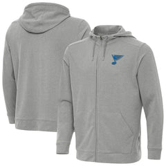 St. Louis Blues Antigua Effortless Full-Zip Hoodie Sale
