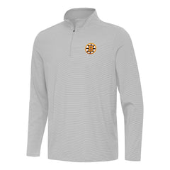 Boston Bruins Antigua Twine Quarter-Zip Pullover For Sale