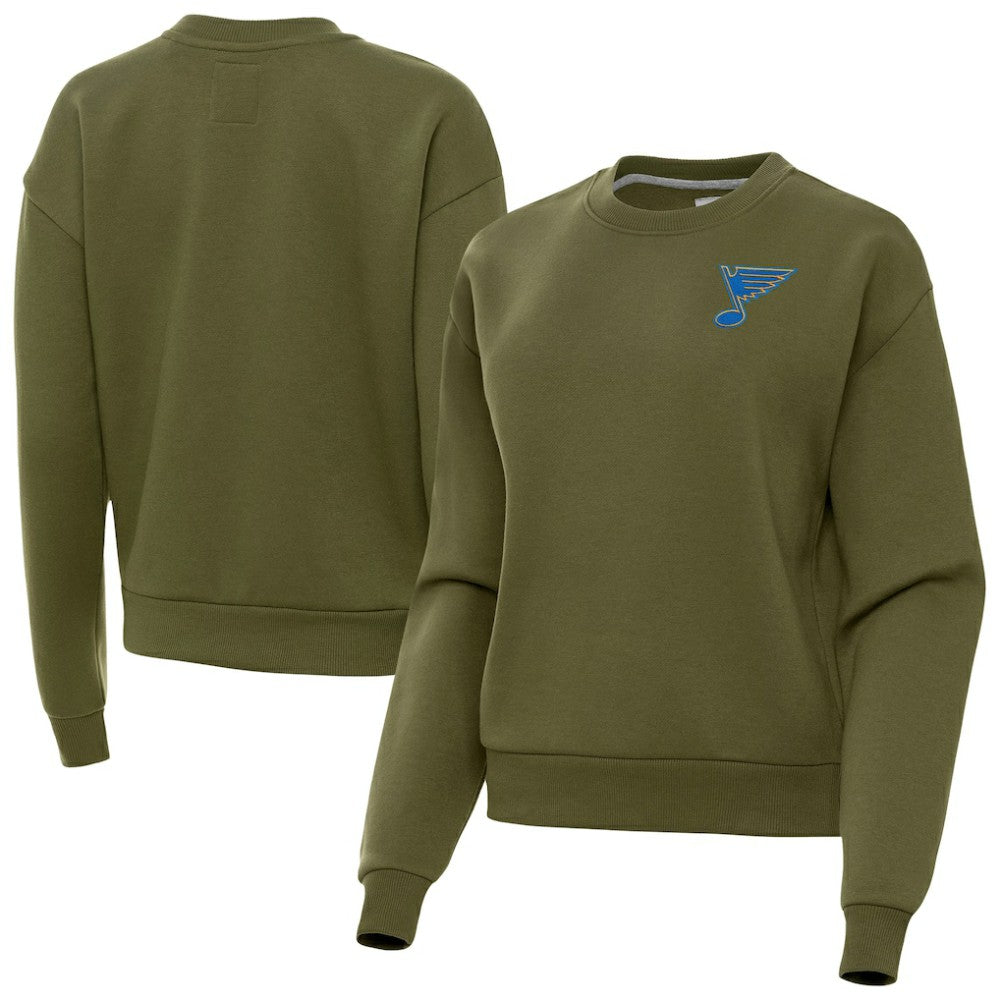 St. Louis Blues Antigua Women's Victory Pullover Sweatshirt Outlet