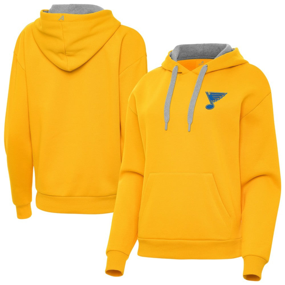 St. Louis Blues Antigua Women's Victory Pullover Hoodie On Sale