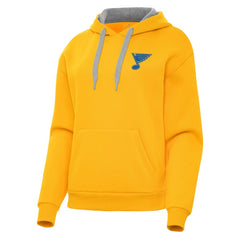 St. Louis Blues Antigua Women's Victory Pullover Hoodie On Sale