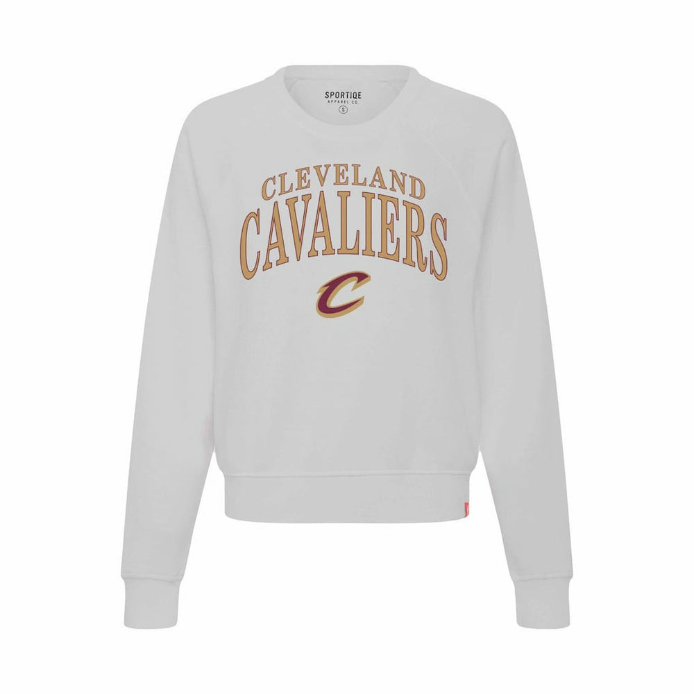 Cleveland Cavaliers Sportiqe Women's Genuine Issue Collection Ashlyn Cropped Sweatshirt sale Discount