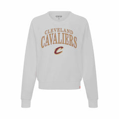 Cleveland Cavaliers Sportiqe Women's Genuine Issue Collection Ashlyn Cropped Sweatshirt sale Discount