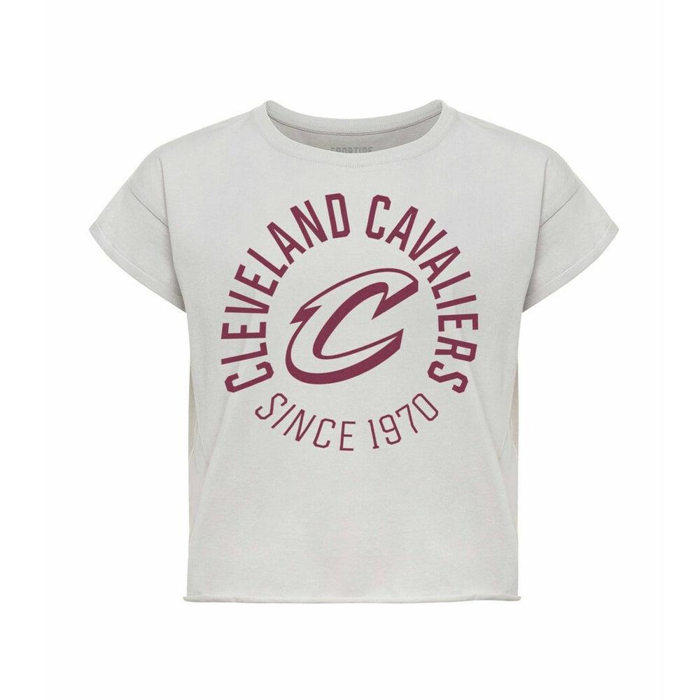 Cleveland Cavaliers Sportiqe Women's Cropped Genuine Issue Collection Alana T-Shirt sale Online