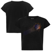Phoenix Suns Sportiqe Women's Cropped Genuine Issue Collection Alana T-Shirt On Sale