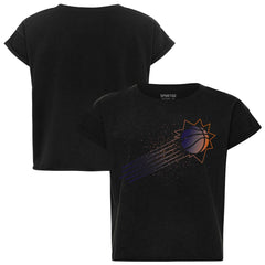 Phoenix Suns Sportiqe Women's Cropped Genuine Issue Collection Alana T-Shirt On Sale