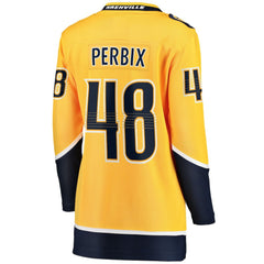 Nick Perbix Nashville Predators Fanatics Women's Home Breakaway Jersey Online