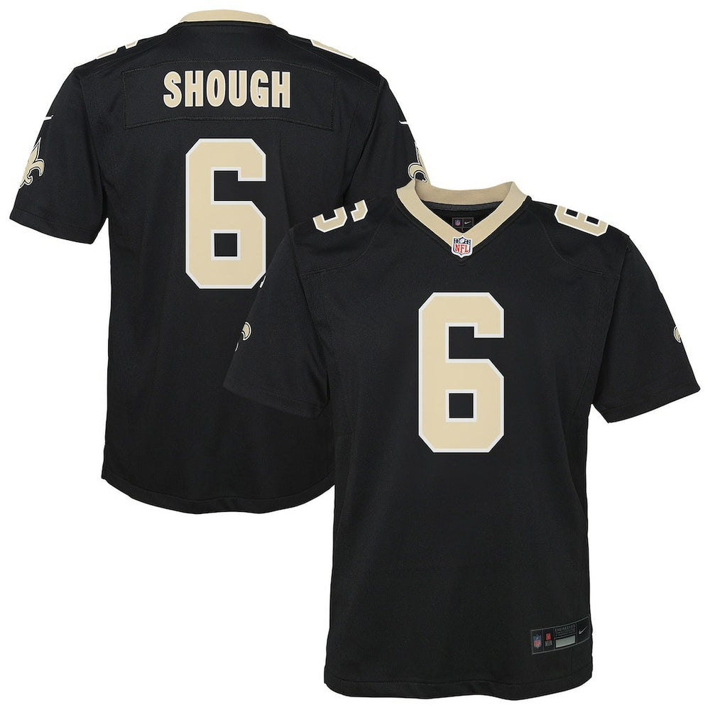 New Orleans Saints Nike Tyler Shough Youth Team Game Jersey